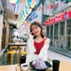 元HKT48田島芽瑠、変形水着で美バスト大胆披露 沖縄満喫ショットに反響続々 画像
