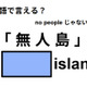 英語で「無人島」はなんて言う？ 画像