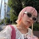 高橋愛、大胆イメチェンのピンク髪SHOTに反響「めちゃめちゃ似合ってます」「本当に可愛いです！」 画像