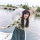 日向坂46河田陽菜、ベレー帽×カーディガンのプレッピーコーデを披露！キュートな魅力が全開 画像