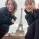 大原優乃、仲良しの福原遥とパシャリ！パリ旅行の思い出SHOTに反響「可愛いの大渋滞」「尊い」 画像