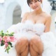 グラドル卒業発表の西永彩奈、ウエディングドレス風衣装で「週プレ」登場 スレンダーボディに釘付け 画像