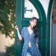 日向坂46金村美玖、水玉ドレスから“おへそチラリ”笑顔ショット 2nd写真集先行カット第5弾 画像