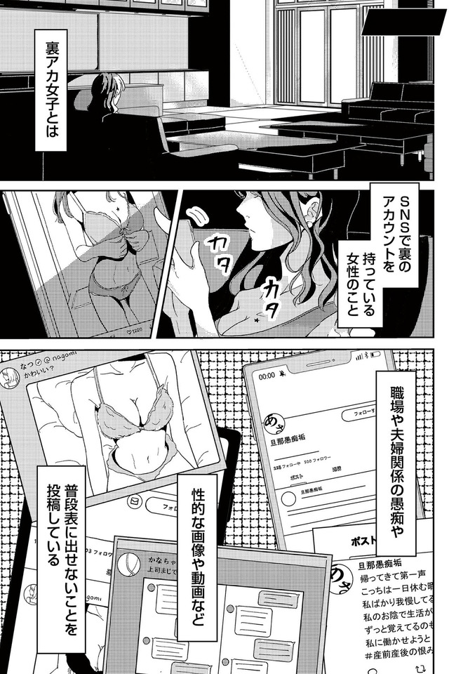 裏アカ沼　私は承認欲求モンスター